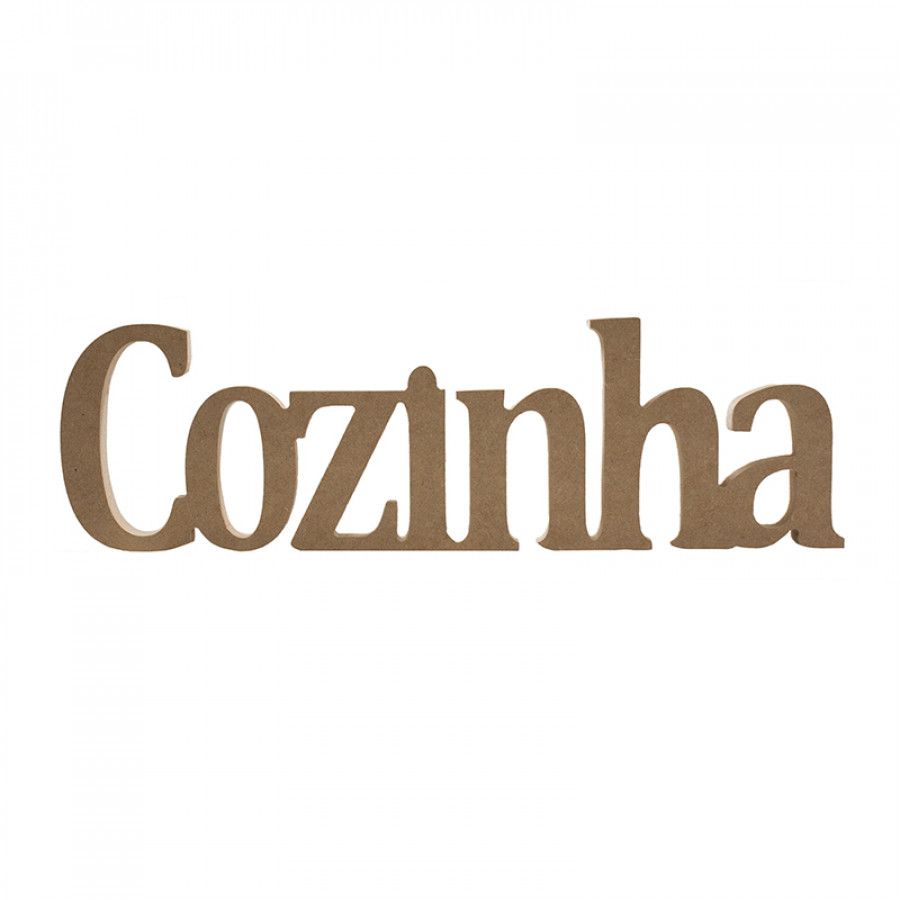 PALAVRA DECORATIVA COZINHA 1UN - Madeiras | Lojas Linna