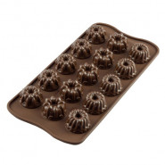 FORMA CHOCOLATE FANTASIA SILIKOMART SILICONE SCG 19 1UN MARROM