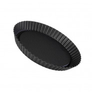 FORMA REDONDA P/TORTA ACO/ANTIADERENTE FK-6522 1UN 30cm PRETO