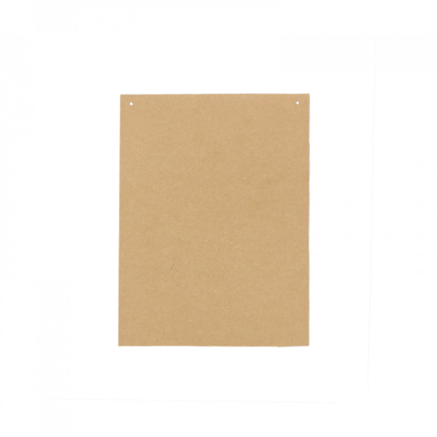 Placa Retangular PLACA RETANGULAR COM FURO 1UN(REF:30X40CM) - Madeiras | Lojas Linna